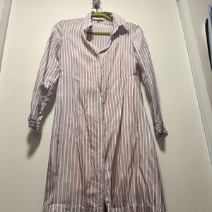 Maje striped shirt dress